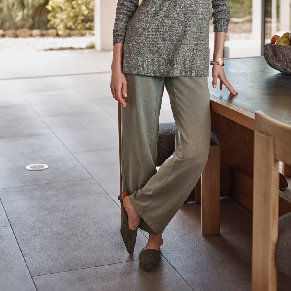 Pure Jill Affinity Pull-On Wide-Leg Pants - French Terry, Size XL, NEW with tags - Picture 3 of 8